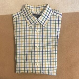Charles Tyrwhitt Yellow and Blue Plaid Shirt